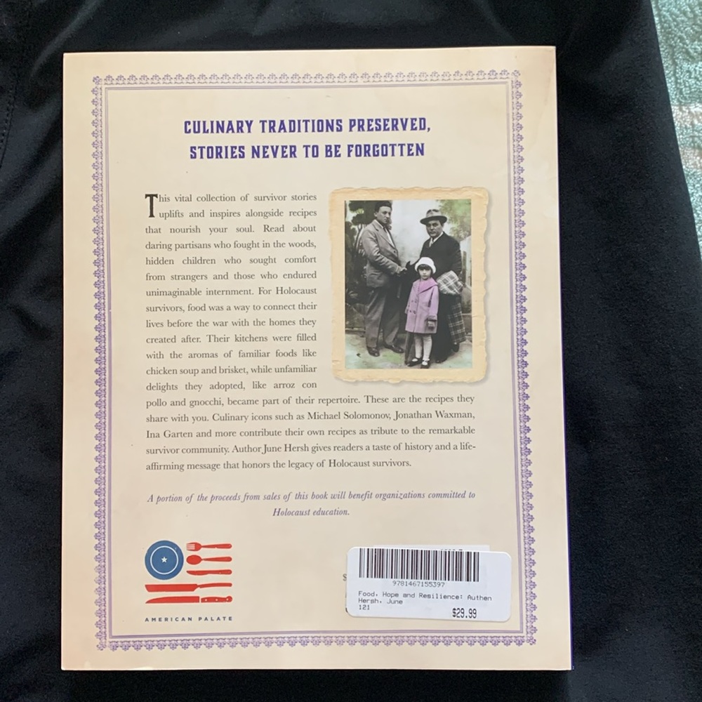 Food, Hope & Resilience: Authentic Recipes and Remarkable Stories from Holocaust - Picture 3 of 4